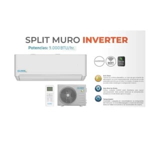 AIRE ACONDICIONADO TIPO SPLIT MURO INVERTER WIFI CLARK